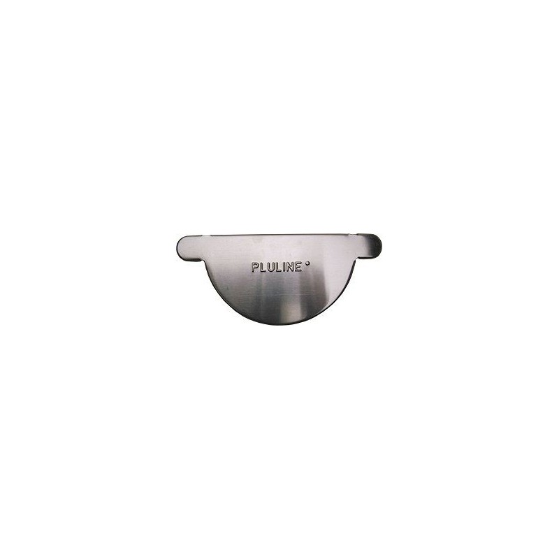 Fond de gouttière universel zinc demi-lune 333