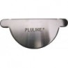 Fond de gouttière universel zinc demi-lune 333