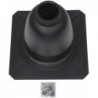 Vaillant couvre cheminée 80mm pp noir