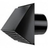 Vasco passage mural pour système de ventilation D150mm noir
