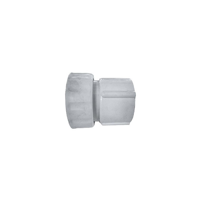 Raccord + écrou libre pour tuyau d'évacuation 6/4"-40mm