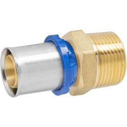 APE raccord 50mm-6/4"M Alupex