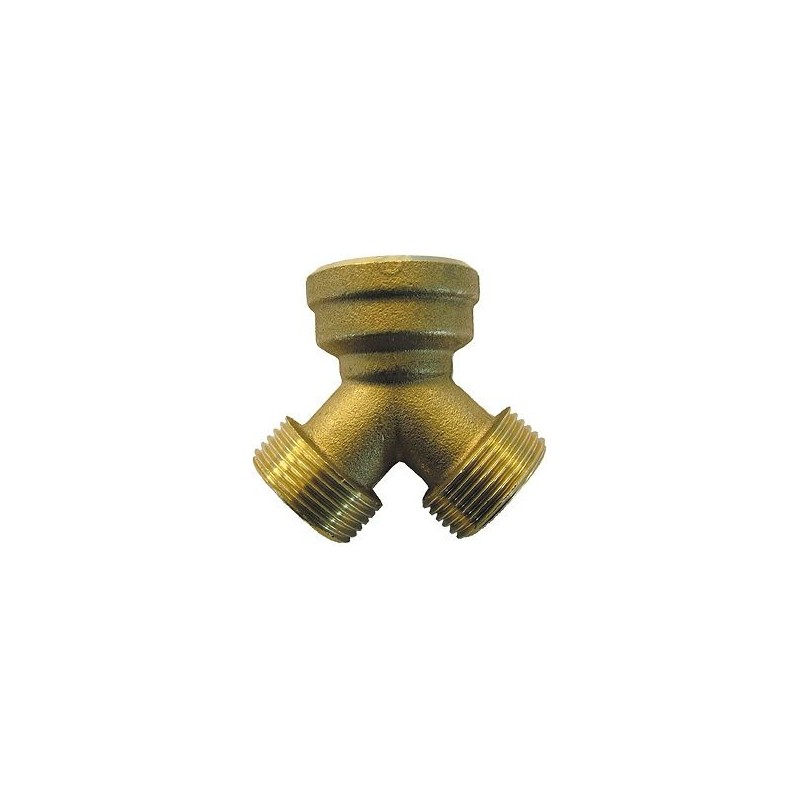 Raccord double robinet double service 3/4" MFM