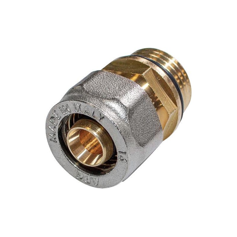 Raccord à serrer Alupex 16mm-1/2"M