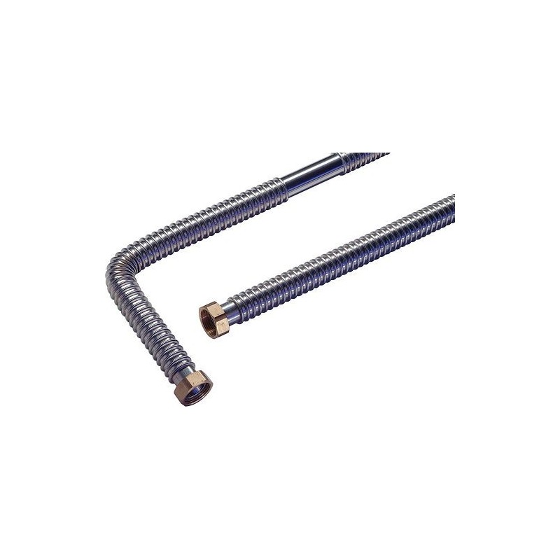Raccord laiton flexible inox san DN25 4/4"F