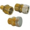 Raccord plaque de rue 3/4"M-Alupex 16x2
