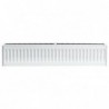 Radiateur plinthe type 33 hauteur 200 longueur 1200 puissance 1121w