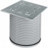 Viega rehausse + grille 15x15 cm inox