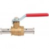 Henco robinet à bille à sertir 20x2mm laiton