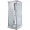 Cabine de douche 90-90 + thermostat à encastrer verre rain