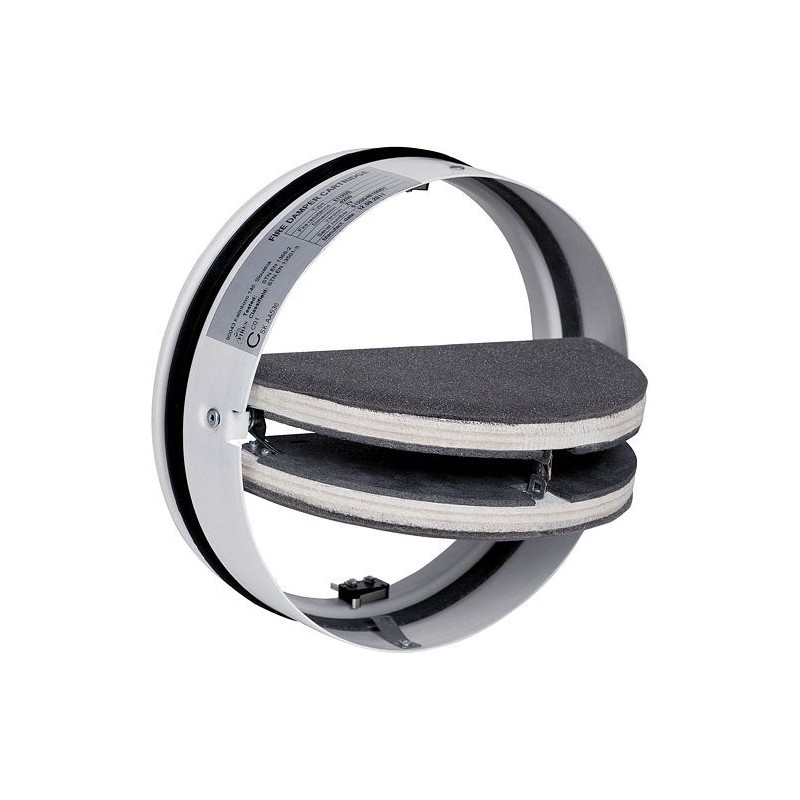 Spiral-d galva manchon anti-feu cf1 pour ventilation 125mm