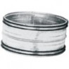 Spiral-d manchon galva + joint pour canal de ventilation 100mm