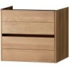Sous meuble Combo massif/molto 2tiroirs 70cm chêne