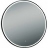 Miroir diamètre 80cm LED 4200k anti-condens noir