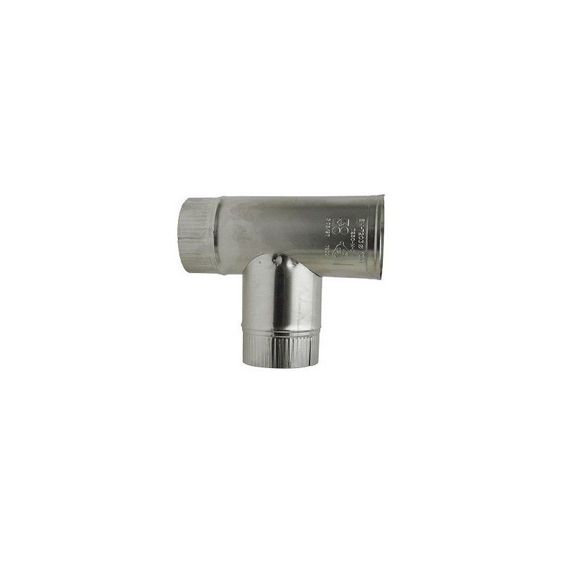 Ubbink T aluminium 90° 80mm