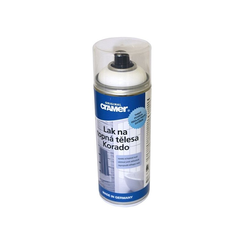 Laque travail supplementaire pour D-radiateur spray blanc RAL9016
