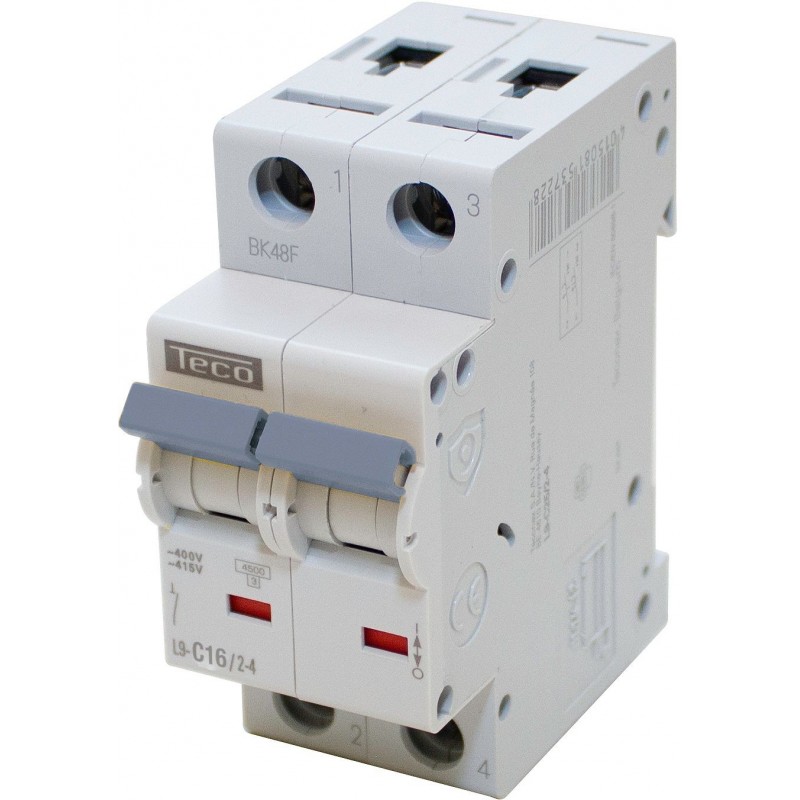 Disjoncteur bipolaire 16A