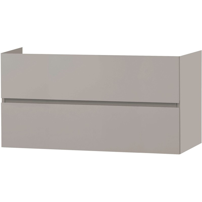 Sous meuble Molto 2 tiroirs 120cm poudre gris