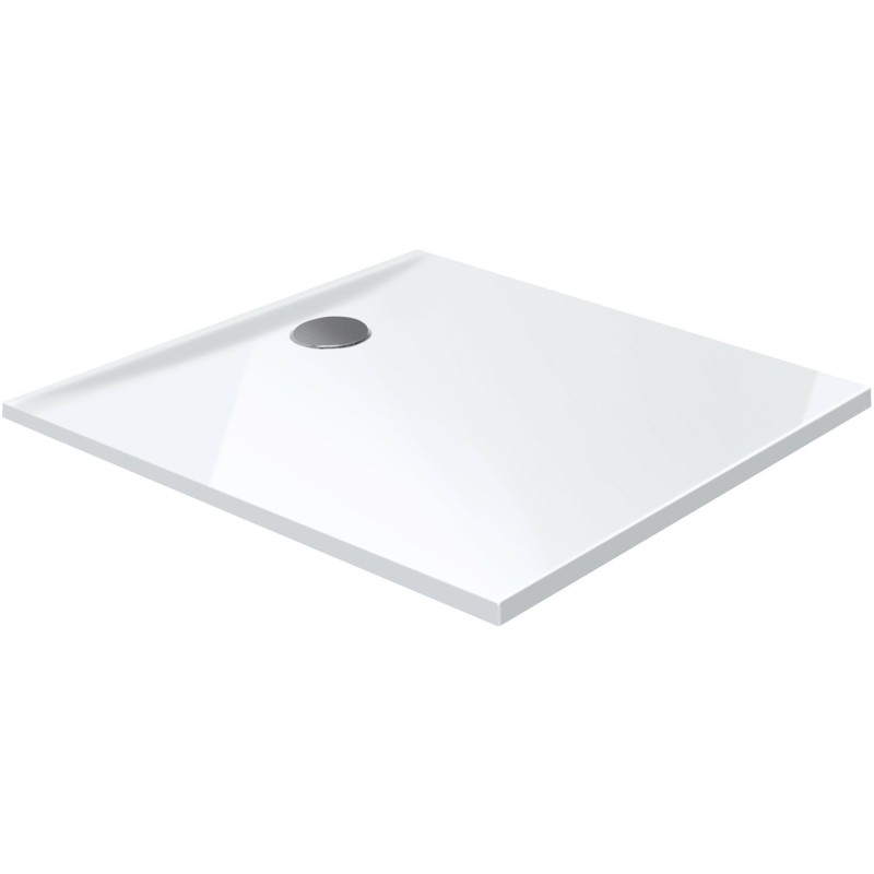 Plaque de douche Newforce 90-90-3,5cm blanc