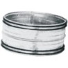 Spiral-D galva manchon + joint pour ventilation 250mm