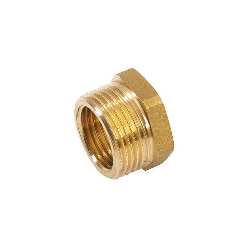 General Fittings réduction fileté laiton 1/4"M-1/8"F