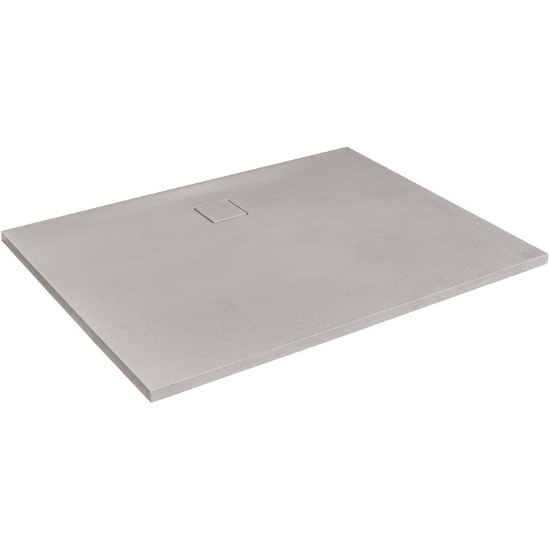Plaque de douche Mass solid surface 90-140-3cm look béton