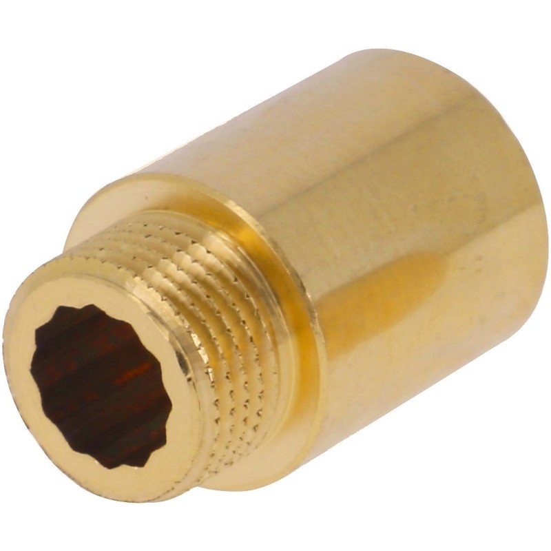 General Fittings allonge fileté laiton 3/4"MF 15mm