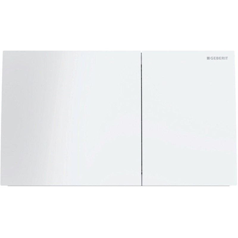 Geberit plaque de commande Sigma70 2touches blanc