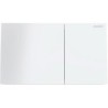 Geberit plaque de commande Sigma70 2touches blanc