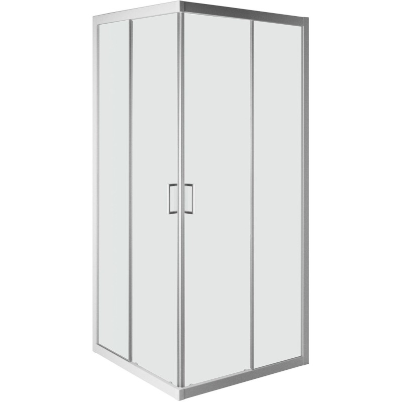 Accès d'angle coulissant Step 87-89 H190 aluminium-clair
