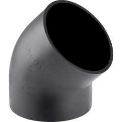 Geberit coude PE 45° 160mm