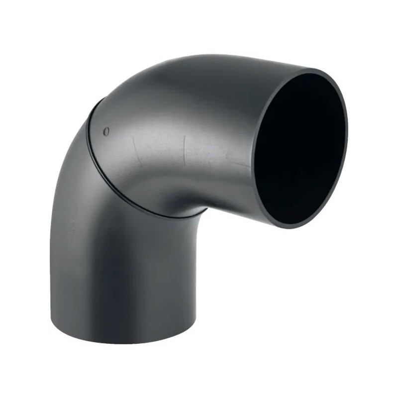 Geberit coude PE rayon grand 90° 200mm