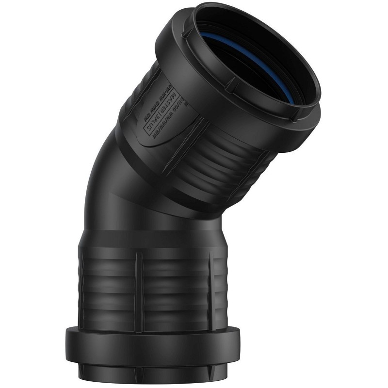 Pipelife coude PP 45°FF 50mm noir