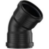 Pipelife coude PP 45°FF 90mm noir