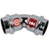 Frabo coude FF 45° 18mm acier carbone