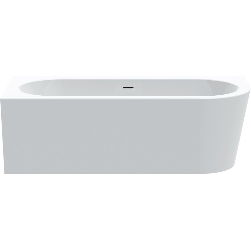 Baignoire Pool Corner gauche acryl 180-80 + set de finition vidage blanc mat