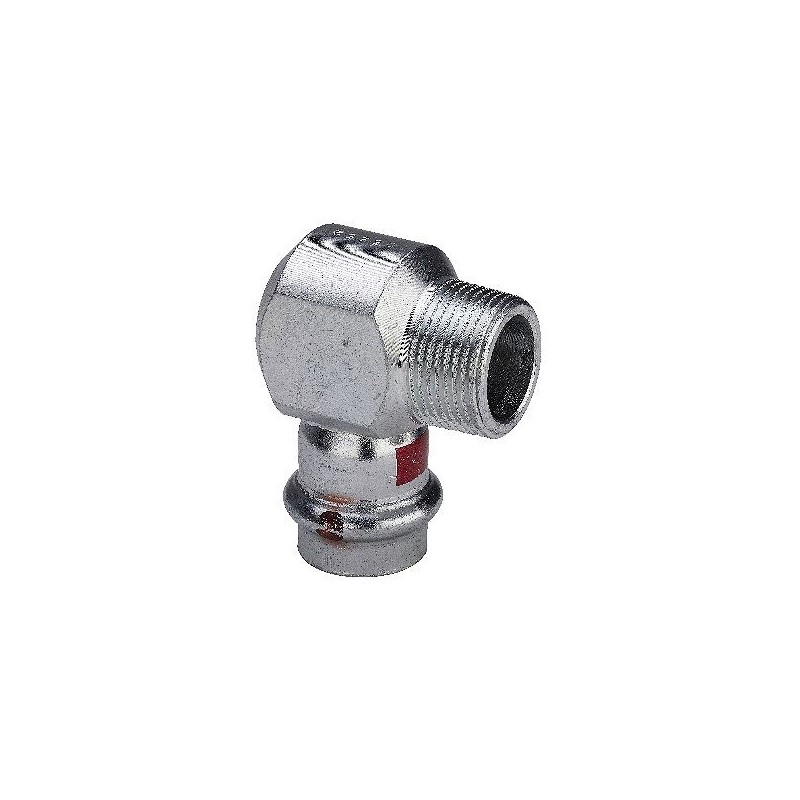 Viega coude 1/2"M-15mm Prestabo