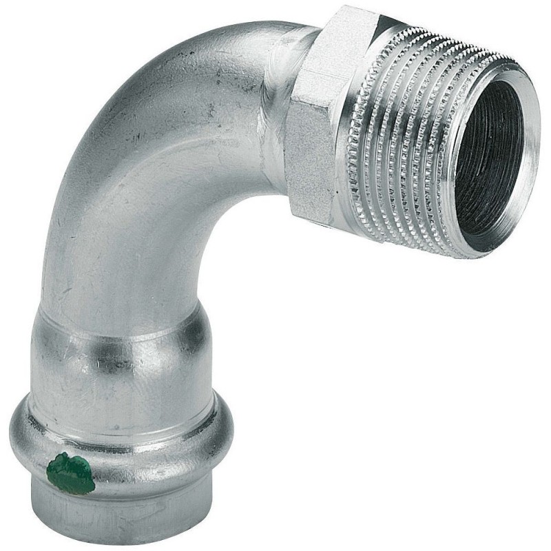 Viega coude 1/2"M-15mm Sanpress inox