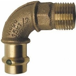 Viega coude 18mm 1/2"M...