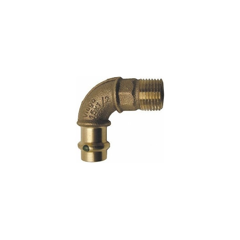 Viega coude 18mm 1/2"M Profipress