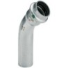 Viega coude 45°MF 15mm Sanpress inox