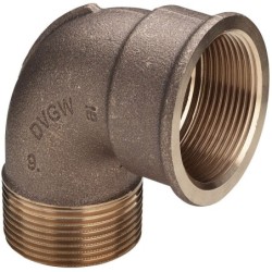 Viega coude bronze 6/4" MF