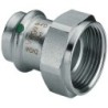 Viega demi raccord 4/4"F-22mm Sanpress inox