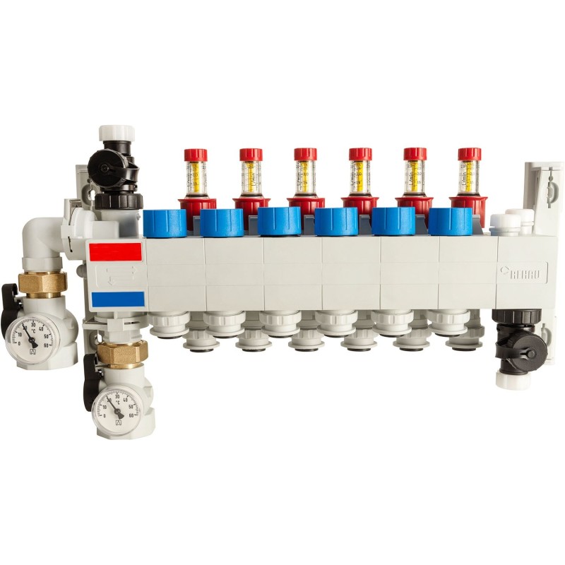 Rehau collecteur chauffage sol HKV push 16mm 10 circuits