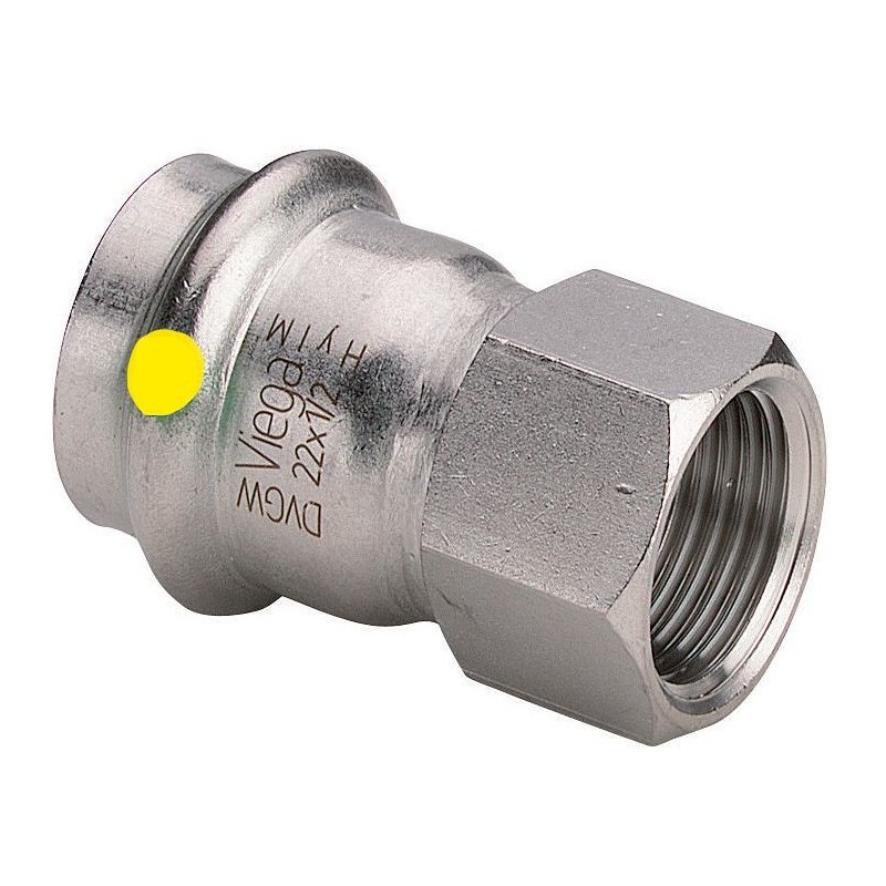 Viega raccord 5/4"f-35mm Sanpress inox gaz