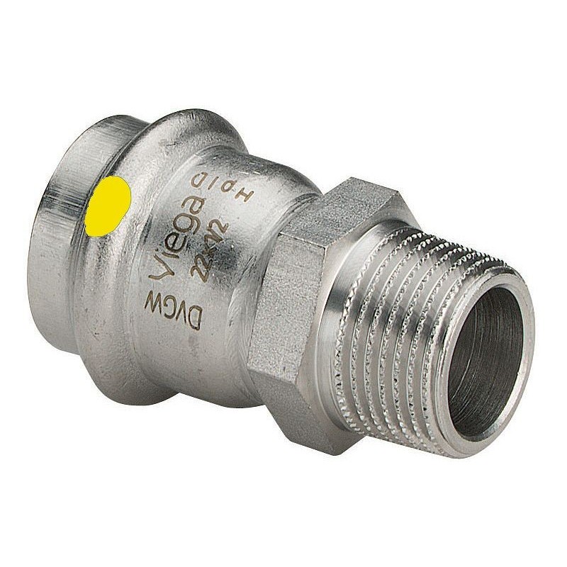Viega raccord 5/4"m-35mm Sanpress inox gaz