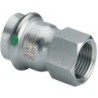 Viega raccord 4/4"F-28mm Sanpress inox
