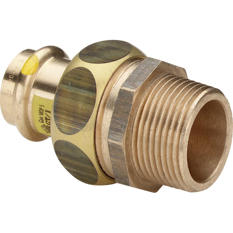 Viega raccord union 18mm 3/4"M Profipress gaz