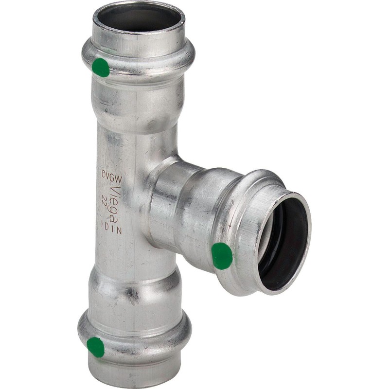 Viega T réduit 22-15-22mm Sanpress inox