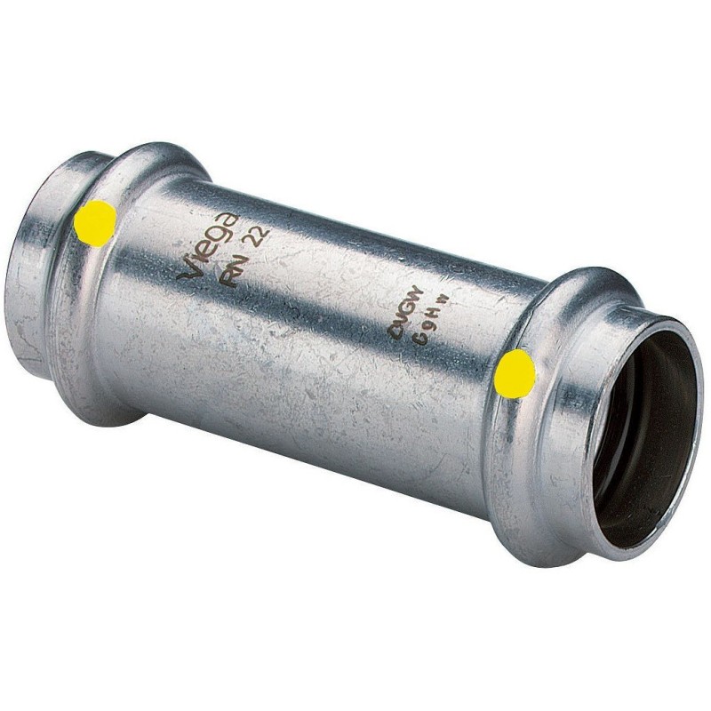 Viega manchon coulissant 15mm Sanpress inoxgaz